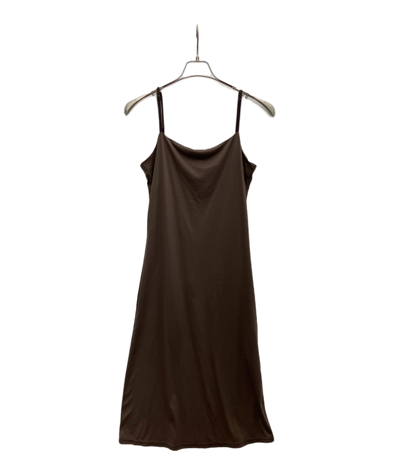 Ameri Medismocking Lame Dress Brown Size: SIZE M - image 6