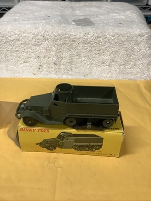 Dinky Toys #822 Die Cast Military Green Army Half Track M3 W/Box France M246