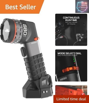 LUXTREME SL75 Spotlight | 362,500 cd, 780 Lumens, 3/4 Mile Beam, 30 Hour Run ...