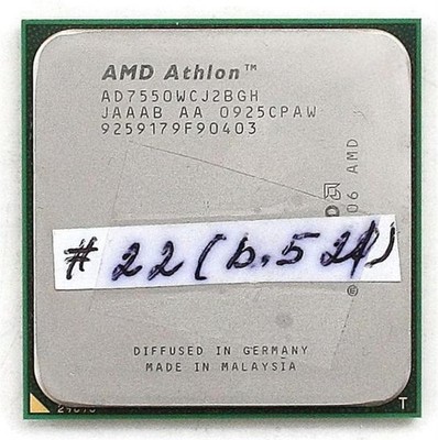 Cpu amd athlon ad7550wcj2bgh jaaab aa 0925cpaw