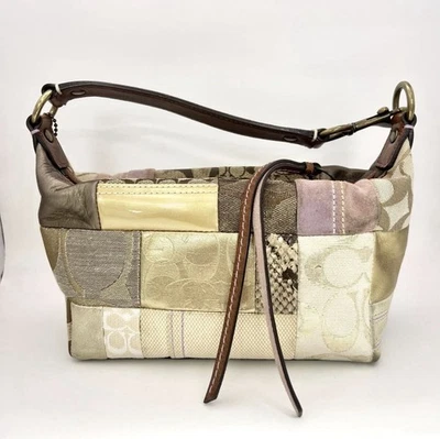 Coach Vintage Signature Patchwork Multimedia Mini Bag B063-40005 Y2K - Image 1 of 4