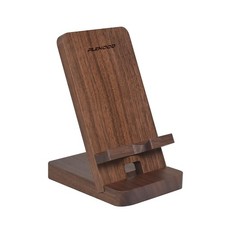 Wood Phone Stand, Desktop Wooden Phone Holder, Portable Office Phon... Fast Ship