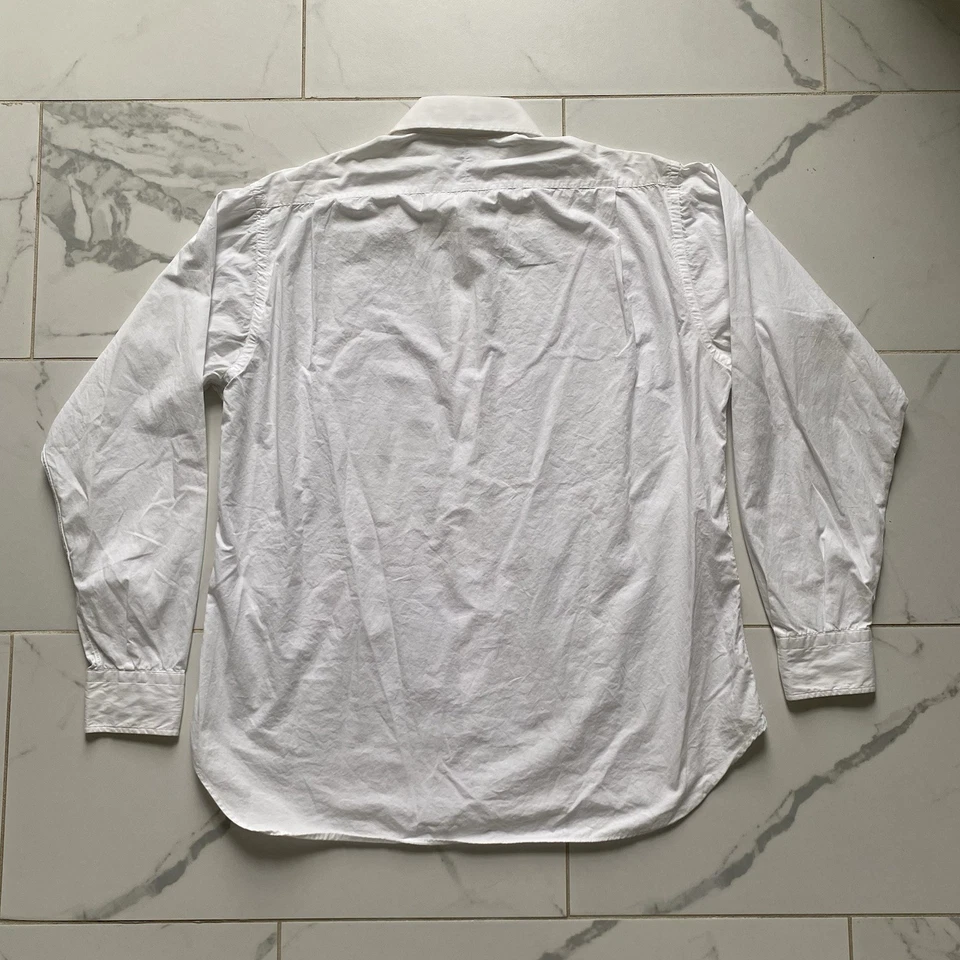 Burberry London White Button Down Dress Shirt Long Sleeve Size 16 - Image 2 of 4