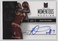 2012-13 Panini Momentum Momentous Rookies Auto Dion Waiters #56 Auto 3l1