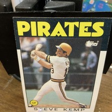 1986 Topps - #387 Steve Kemp Pittsburgh Pirates MLB Baseball Card