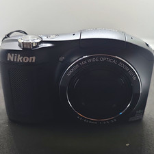 Nikon COOLPIX L620 Compact 18.1MP 14x Zoom IS Built-In Flash Black HDMI USB