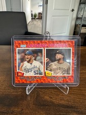 2026 TOPPS HERITAGE Leading Fireman Estevez + Suarez Orange Parallel /77