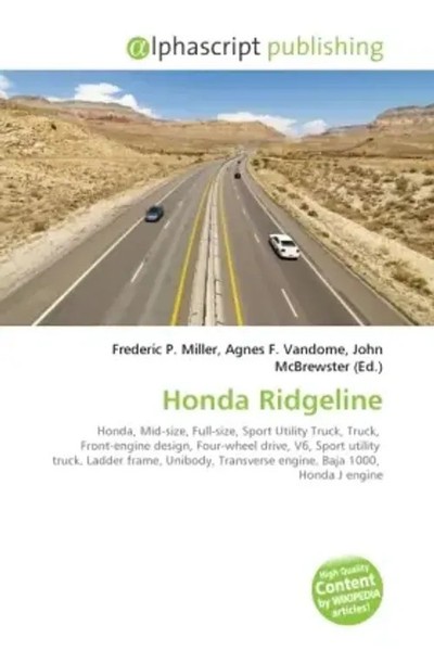 Frederic P. Miller (U. A.) | Honda Ridgeline | Taschenbuch | Englisch (2026)-image