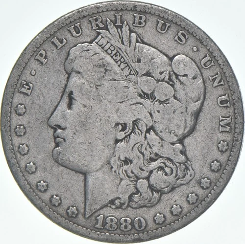 VG/F 1880 (P) Morgan Silver Dollar (1 coin) *9140
