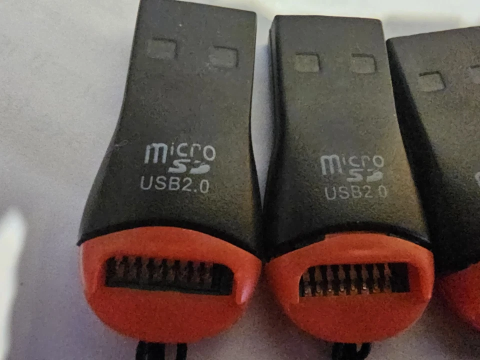 Nuevo Lote De 10 Adaptadores Lectores De Tarjetas a Adaptador USB 2.0 para Micro SD SDHC SDXC TF Foto 2 de 4