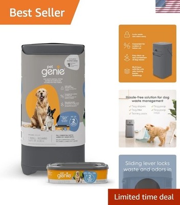 Versatile Dog Waste Disposal Pail for Simple Indoor/Outdoor Use and Fresh Odor