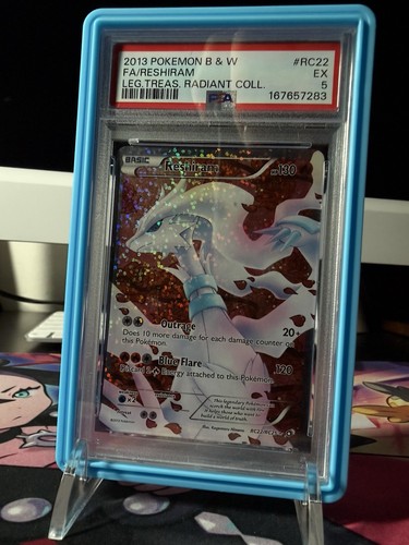 Reshiram graded PSA 5 for sale on eBay