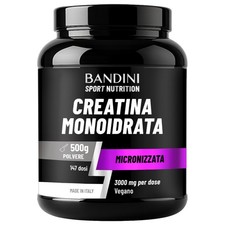 Bandini® Creatina Monoidrata 500g polvere | Pura al 100% | Allenamento, Sport