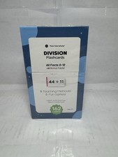 Think Tank Scholar Division Flashcards 162 Cards All Facts 0-12 Learning Set