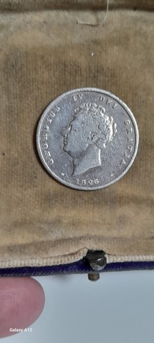 1826 George IV Silver Shilling Coin