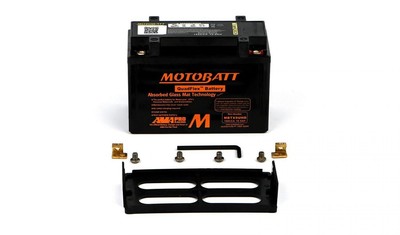Schwarze Batterie Motobatt für Kawasaki ZR400D Xanthus 400 ab 1992