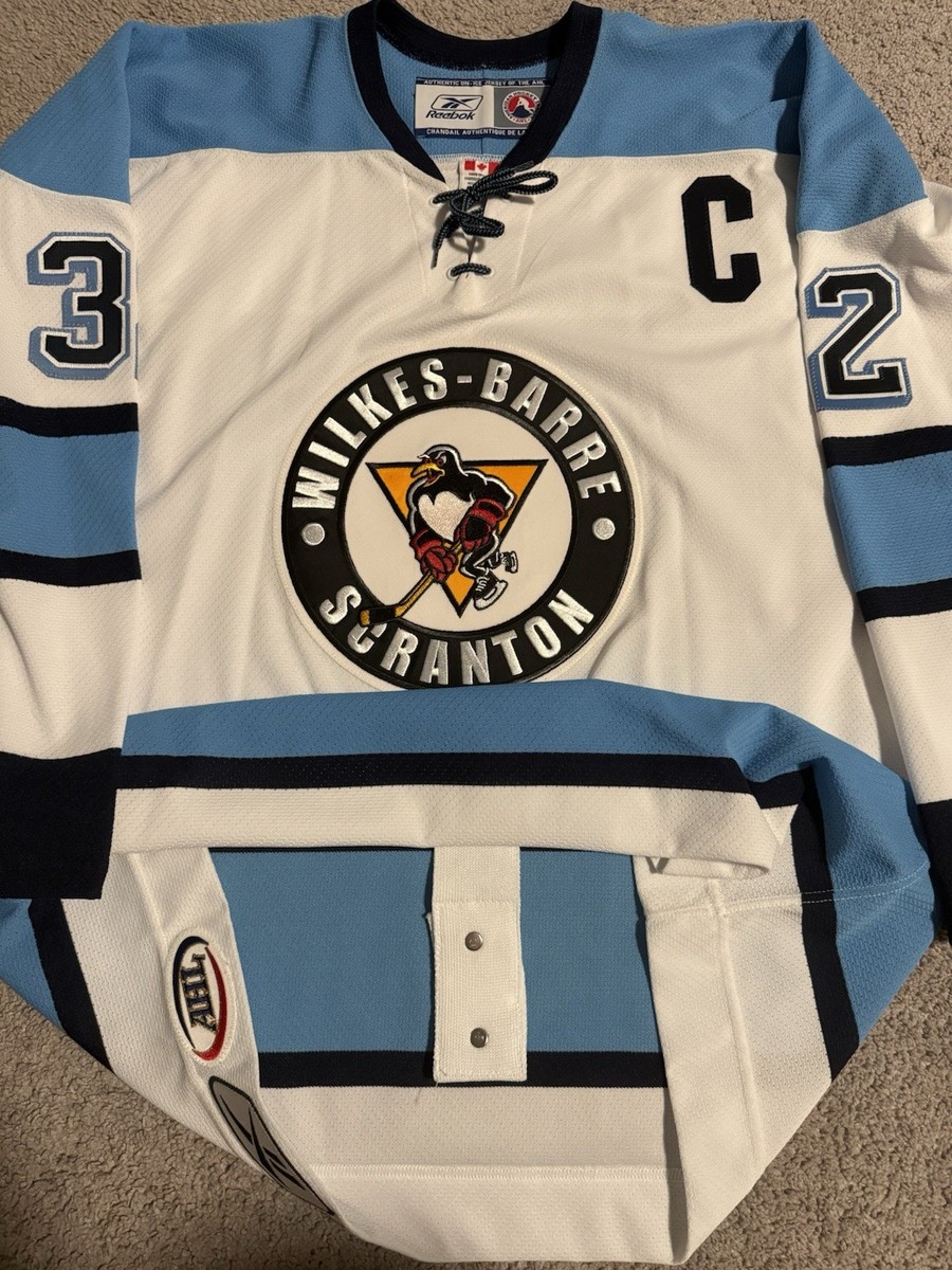 Wilkes Barre Scranton Nasreddine WBS Penguins AHL Authentic Reebok