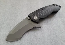 Direware Knives Solo V3, Full-Thickness Overbuilt Frame, Full CF Front, M390