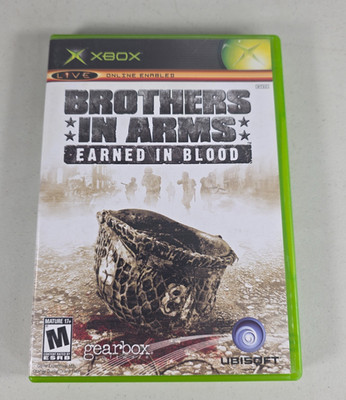 Brothers in Arms Earned in Blood   Microsoft Xbox   2005   Rated M   With Manual