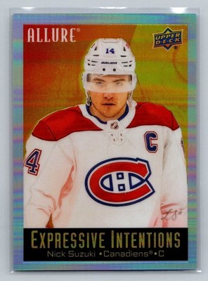 2024-25 Upper Deck Allure #EI-10 Expressive Intentions Nick Suzuki 1:1,440 Packs