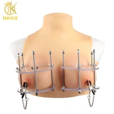 Torture Device Slave Adjustable Nipple Clamps BDSM Bondage Adult Women Sex Toy