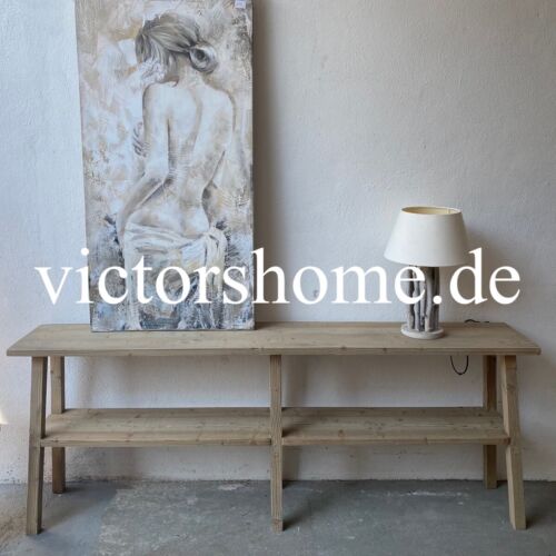 Landhaussideboard Provence Vintage Cottage Sideboard B 180 x T 30 - Bild 1 von 10