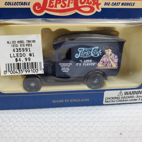 LLEDO Pepsi Cola Die Cast 1934 Chevrolet Van: I Love It's Flavor Made in England - Picture 2 of 11
