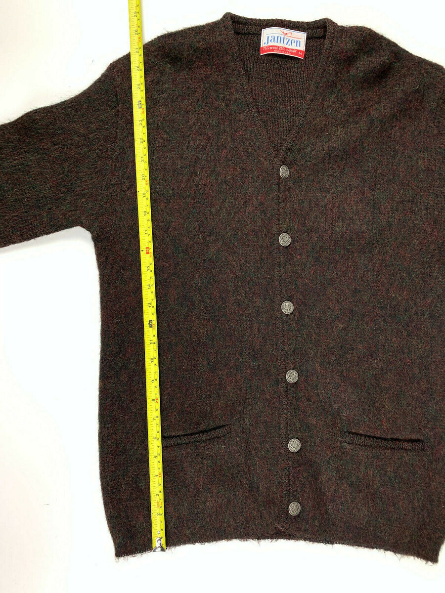 Rare Vintage 50's Jantzen Mohair Cardigan Sweater Size Rare Vintage 50's Jantzen Mohair Cardigan Sweater Size