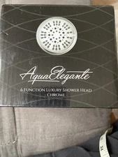 6 Function Luxury Shower Head (Aqua Elegante) - Brushed Nickel