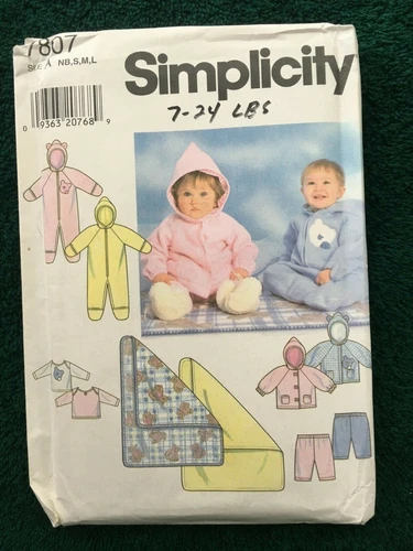 Simplicity Patterns ~ All are Baby Patterns 7-24 LBS * ~ * ~ * ~ * Listing 2428 - Picture 60 of 81