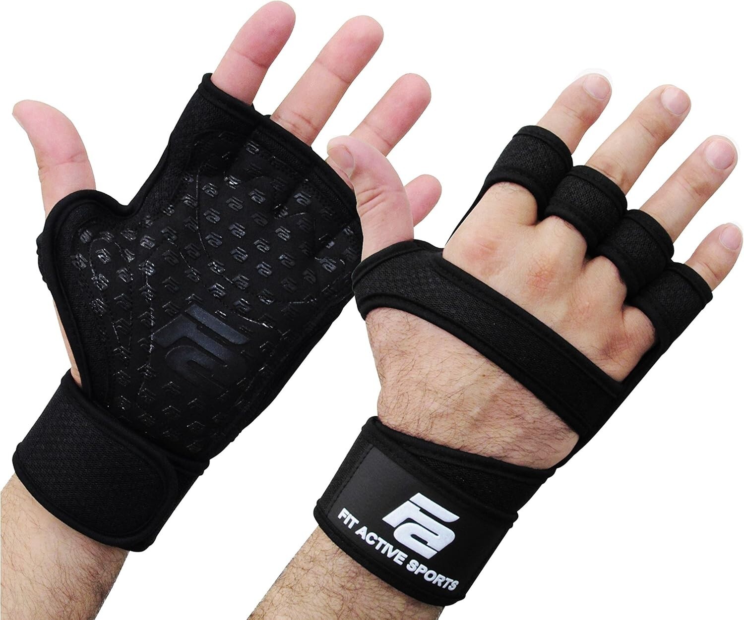 Fit Active Sports RX1 Weight Lifting Gloves for Workout, Gym Cross Training