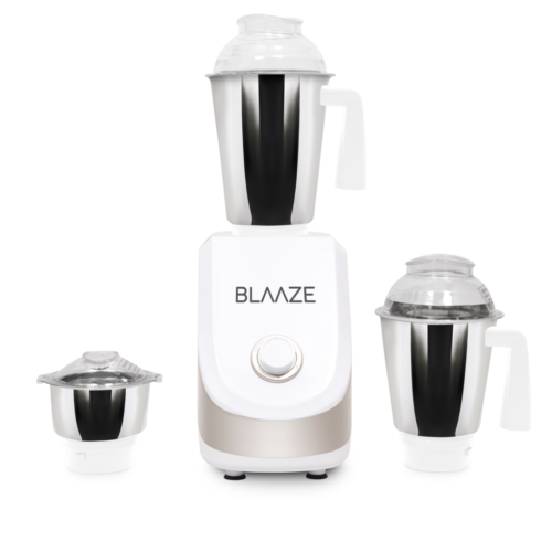 BLAAZE 800W Mixer Grinder Indian BLZ-8003 WHITE - SILVER - Picture 1 of 8