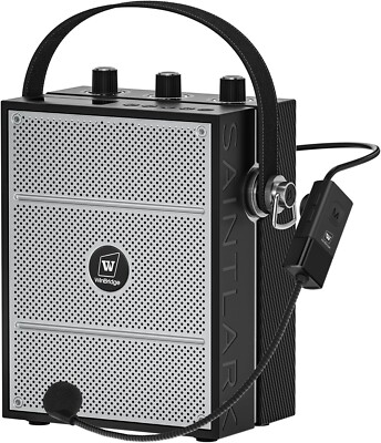 40W S98 Wireless Voice Amplifier Portable Bluetooth 5.3 PA System UHF Winbridge