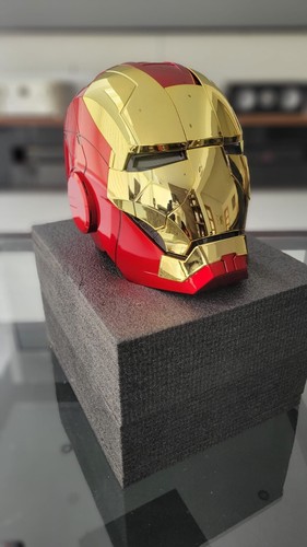 New Variant 2025 Iron Man MK5 1:1 Voice Controlled Helmet Autoking - Picture 5 of 16