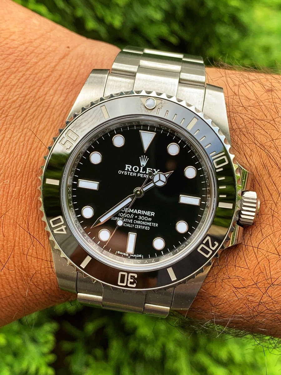 kaldenavn Byblomst hydrogen 2019 Discontinued Rolex Submariner No-Date Stainless Steel 114060 Complete  Set | eBay