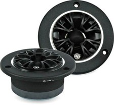 Audiopipe ATR-3723B Pair 3.75" Alum Bullet Tweeters 350w Peak PAIR with Grill