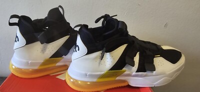 NIKE AIR EDGE 270 WHITE/BLACK/YELLOW SIZE 8.5‎  (AQ8764-001) Basketball NIKE Air Edge 270 AQ8764 001 - Shiekh main image 2