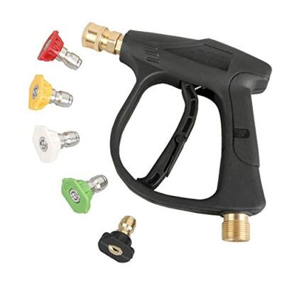 #ad #ad High Pressure Washer Gun 3000 PSI Max with 5 Color Quick Connect Nozzles $25.49