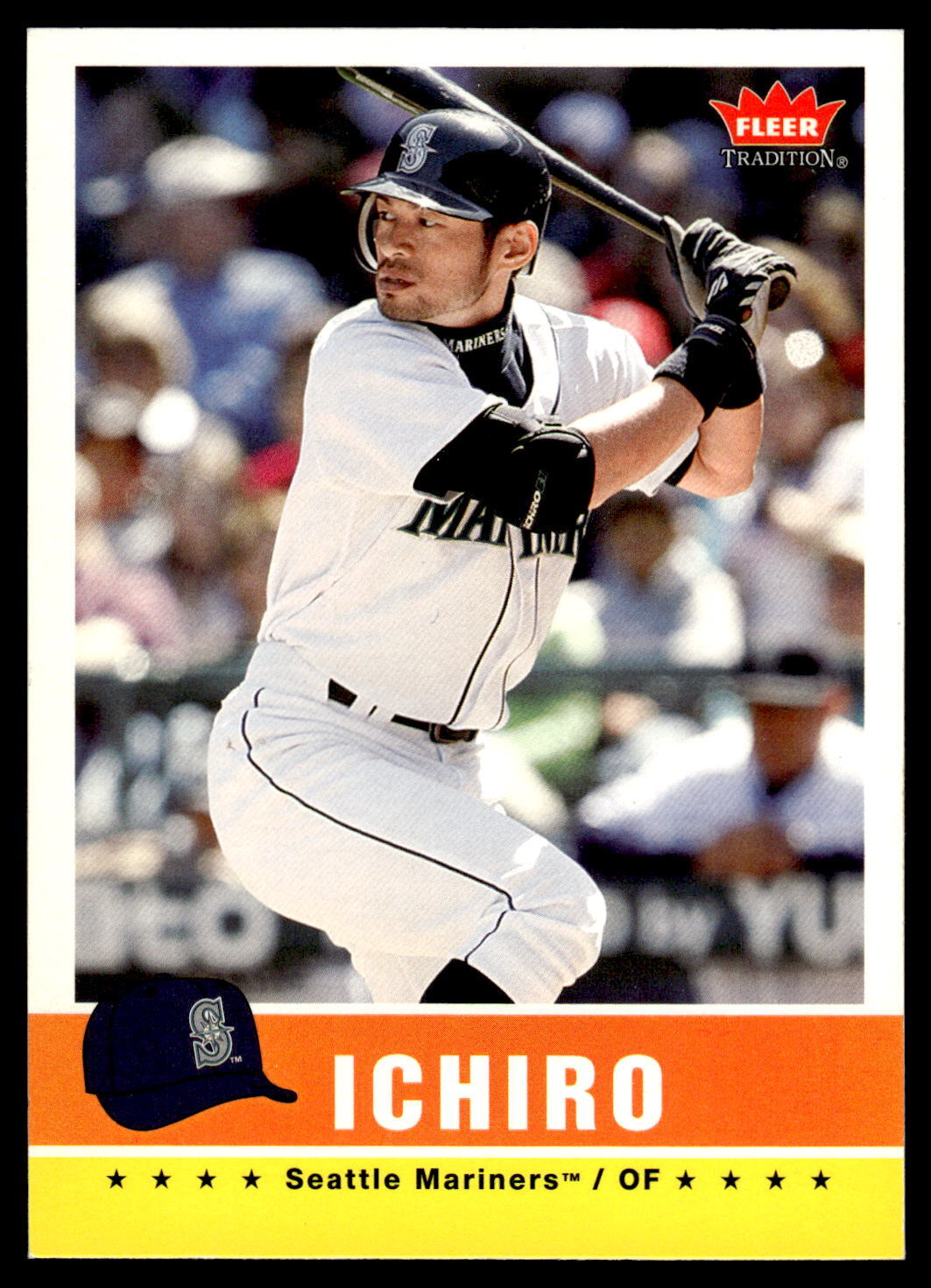 2006 Fleer Tradition #86 Ichiro Card - MLB Baseball Card Scanned Single