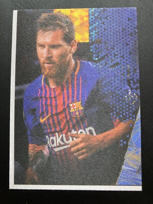 2017-18 Panini Fifa 365 Stickers Golden World of Football Black 6 Lionel Messi