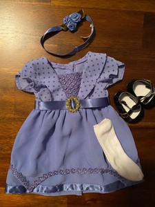 american girl rebecca holiday dress