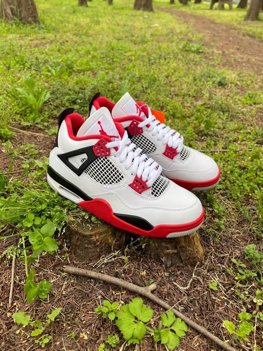 シューズ(男性用) NIKE AIR JORDAN 4 Fire Red Size 7.5 - Jordan 4 Retro OG Mid Fire Red for sale online | eBay