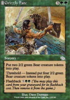 MTG magic cards 2x Grizzly Fate Judgment Light Play, English | eBay
