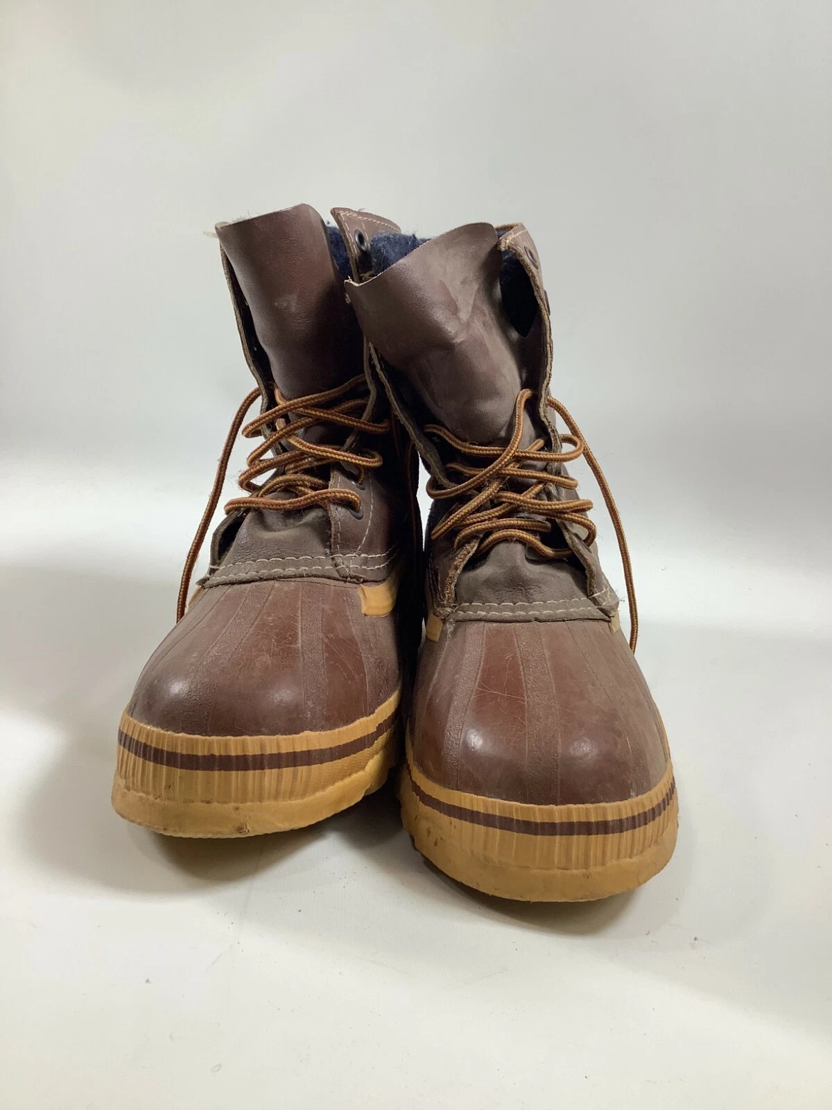 Mens Canada Snowmaster Brown Duck Boots Size 11 GUC