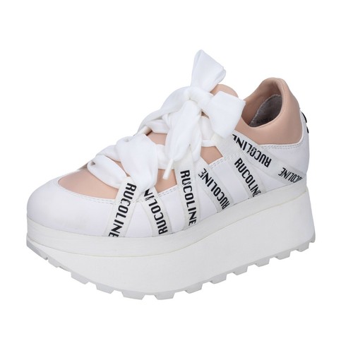 Scarpe donna RUCO LINE 35 EU slip on rosa tessuto bianco BH373-35 | eBay