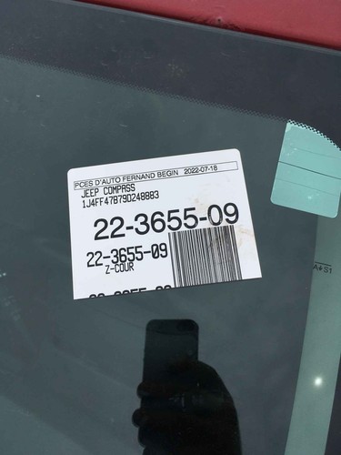 Used Front Left Door Window Regulator Front fits: 2009 Jeep Compass electric win