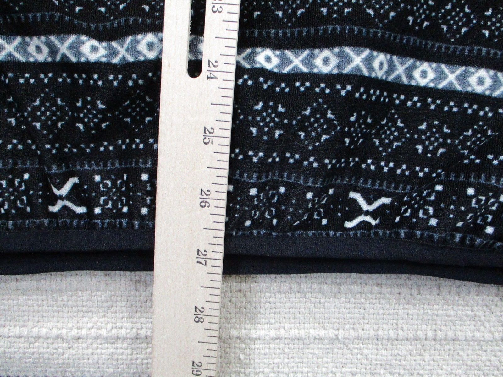 Jachs Men Jacket XL Black Patterned High Neck Button Fleece Pocket Polyester New