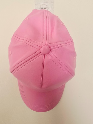 STAND STUDIO WOMEN Baseball Cap Designer Faux Leather Hat in Pink BNWT RRP £90 - Picture 14 of 15