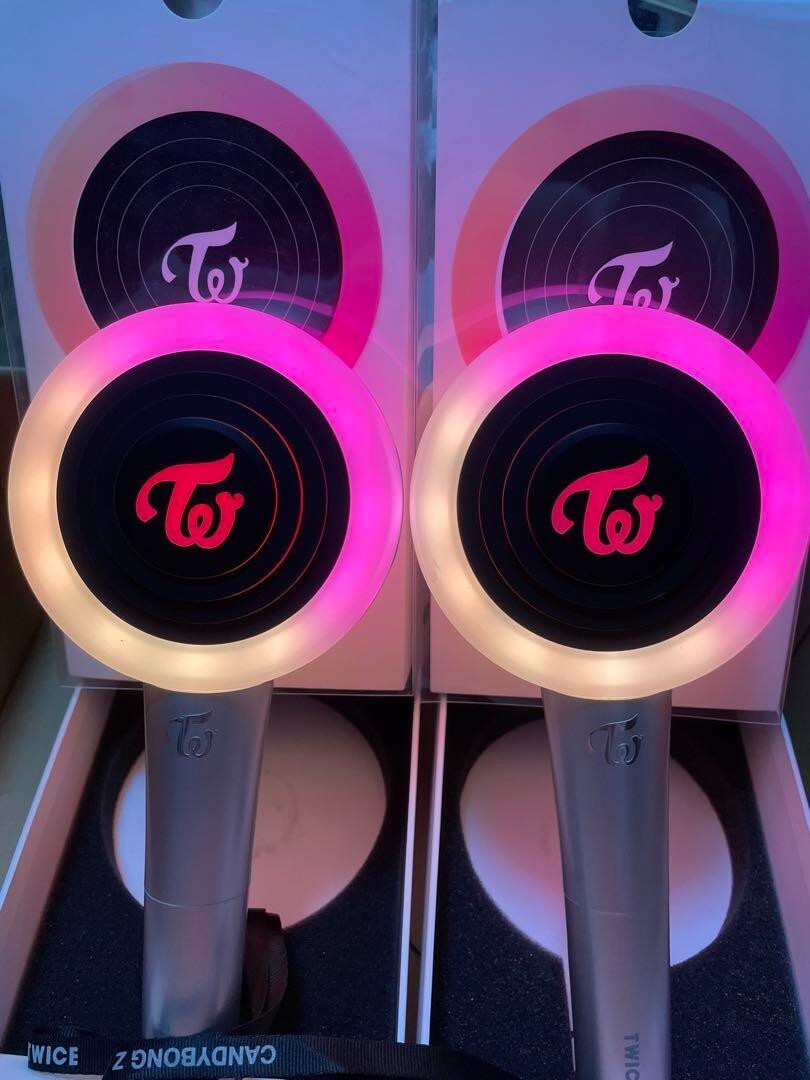 TWICE ペンライト CANDYBONG ∞ 2本セット twice ペンライト 公式の