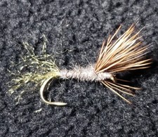 SIZE 10 CALLIBAETIS SPARKLE DUN FRONTIER FLY FISHING FLIES GRAY